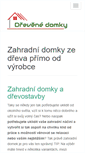 Mobile Screenshot of drevene-domky.cz
